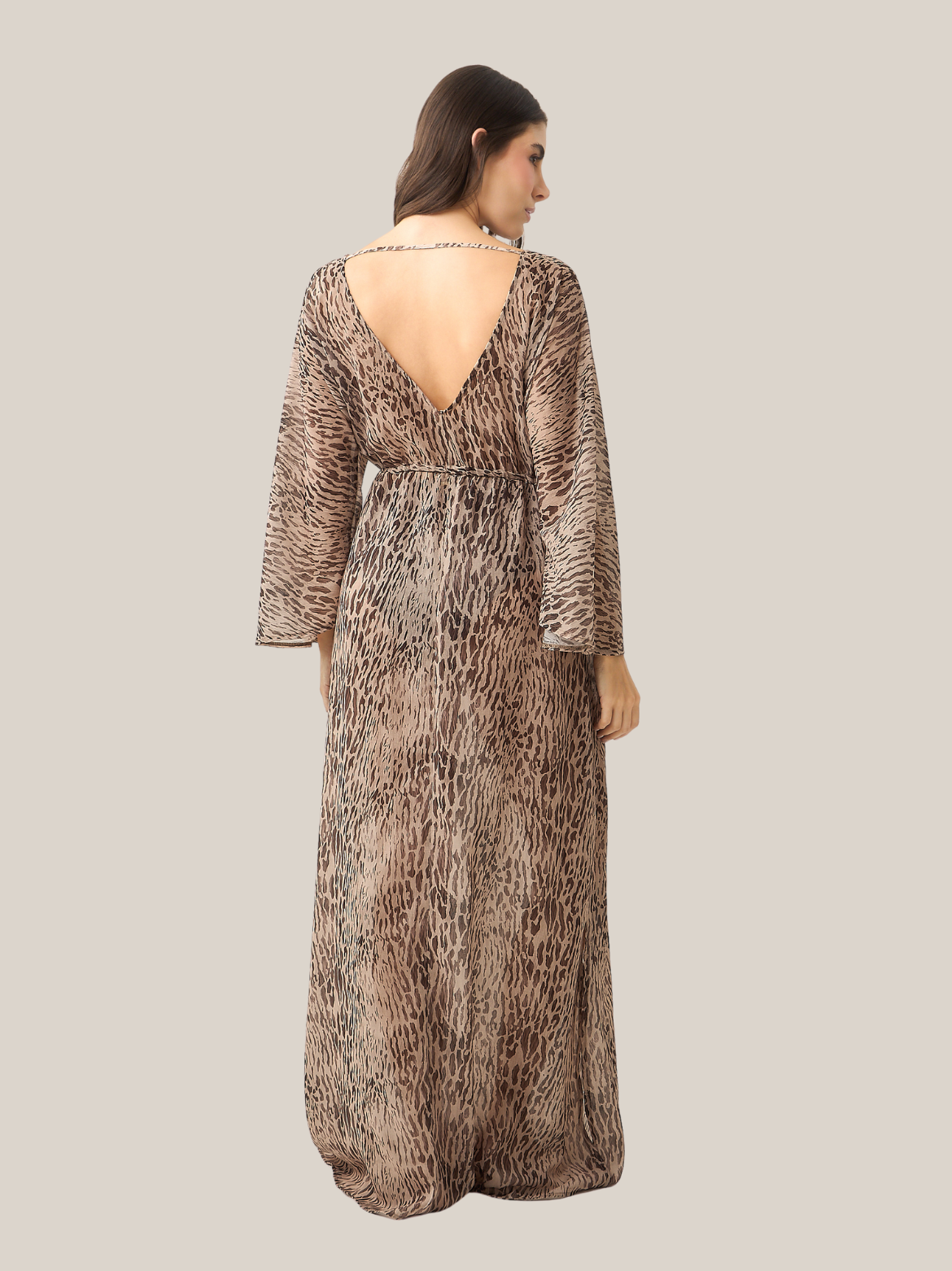 alma maxi dress Alma Pink Floral Printed Maxi Dress / XL