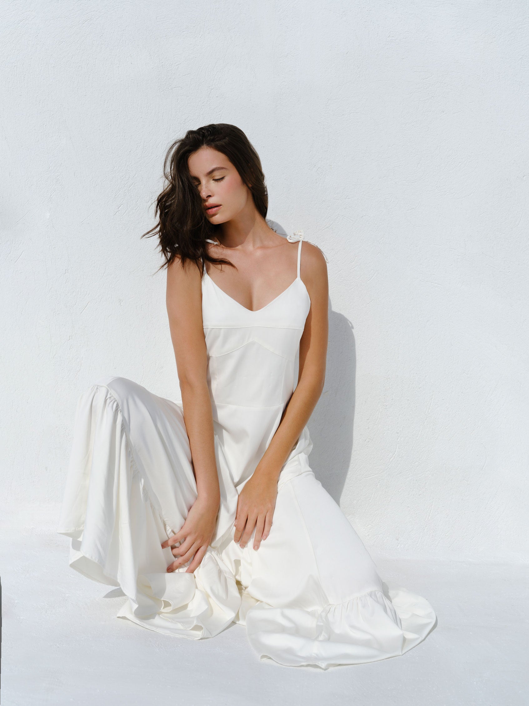 新品未使用‼️ Deauville Gathered Long Dress GIA LONG DRESS – Boamar Internacional