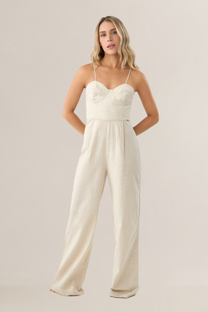 LINEN JUMPSUIT