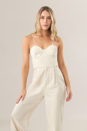 LINEN JUMPSUIT