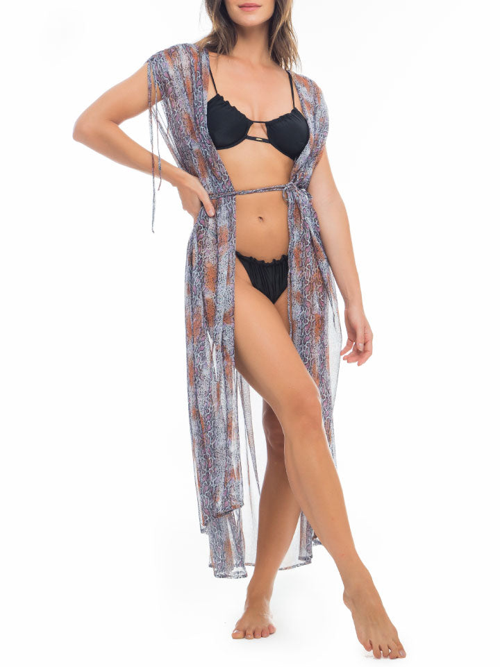 ATHENAS SNAKE KIMONO | Boamar Internacional | Swimwear & Beachwear