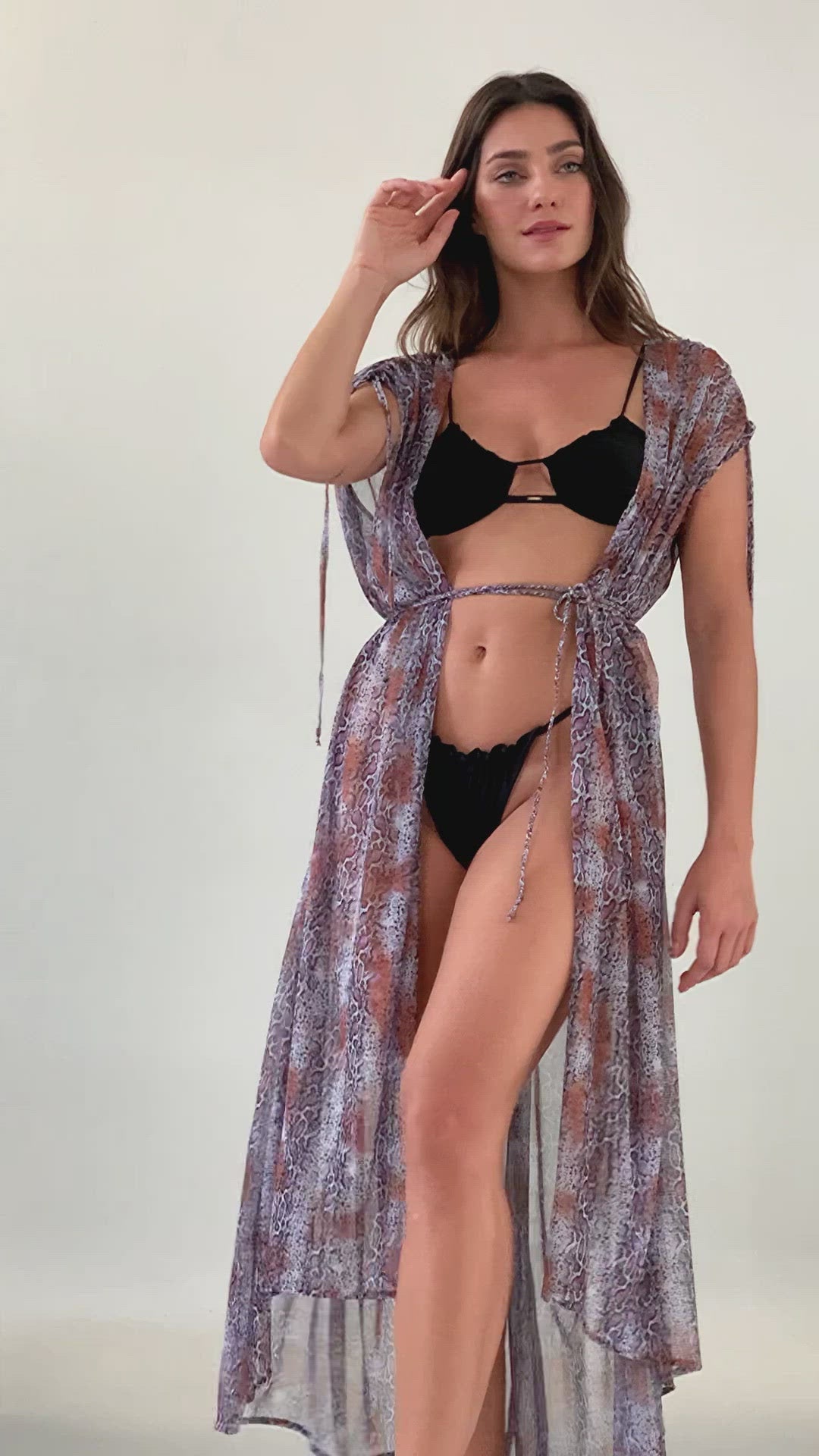 ATHENAS SNAKE KIMONO